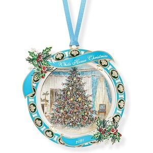 NIB White House Historical Association 2021 Official Christmas Ornament LBJ